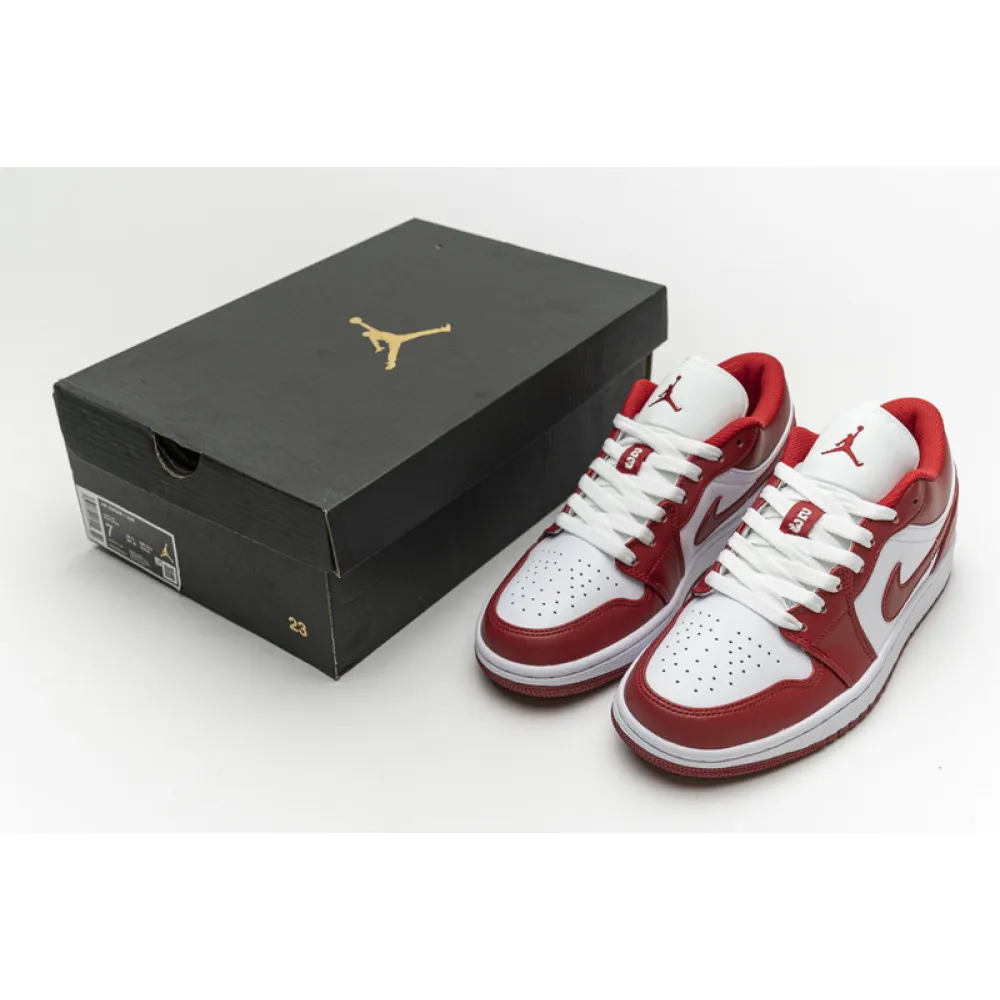 EM Sneakers Jordan 1 Low Gym Red White