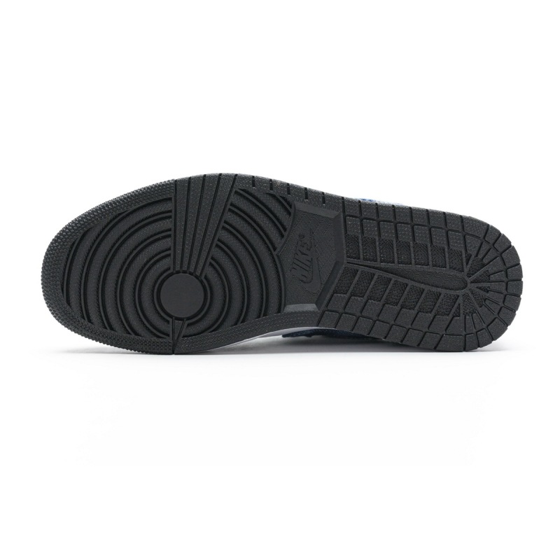 EM Sneakers Jordan 1 Low Washed Denim