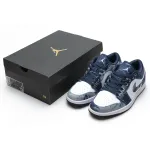 EM Sneakers Jordan 1 Low Washed Denim