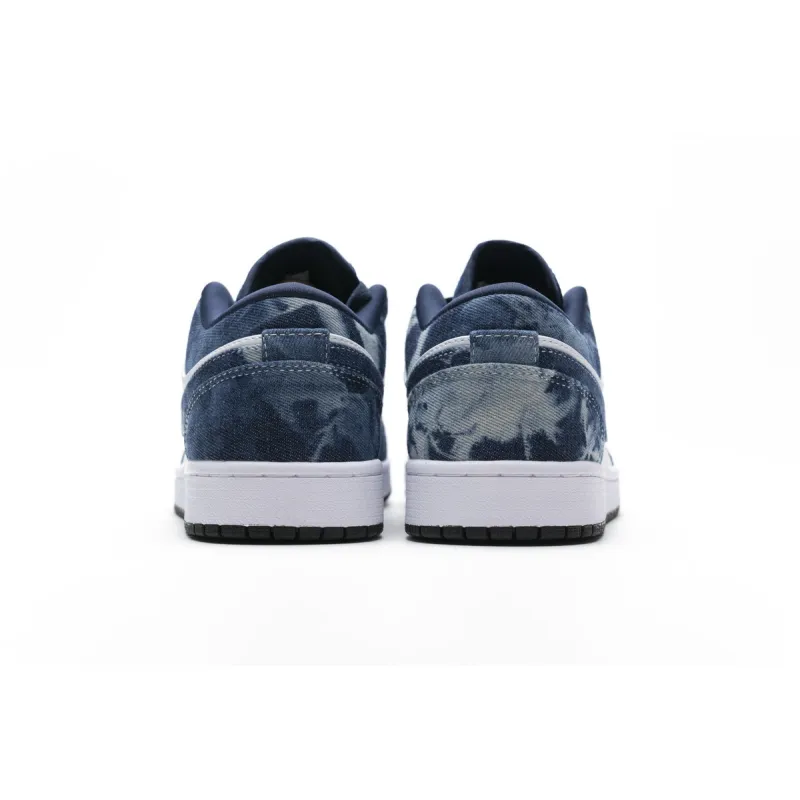 EM Sneakers Jordan 1 Low Washed Denim