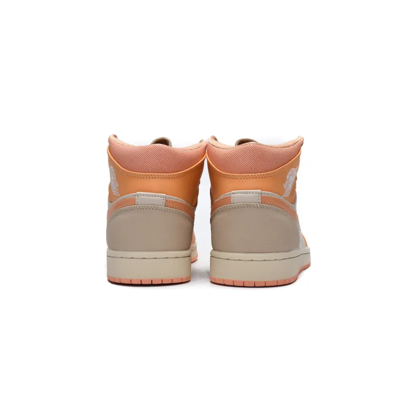 EM Sneakers Jordan 1 Mid Apricot Orange