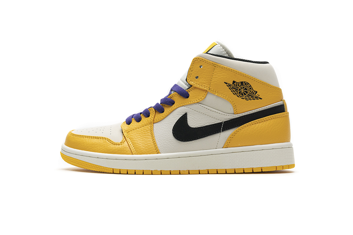 EM Sneakers Jordan 1 Mid SE Lakers
