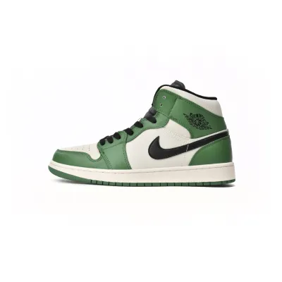 EM Sneakers Jordan 1 Mid Pine Green 01