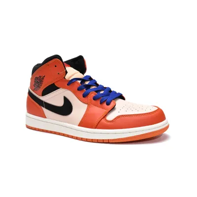 EM Sneakers Jordan 1 Mid Team Orange Black 02