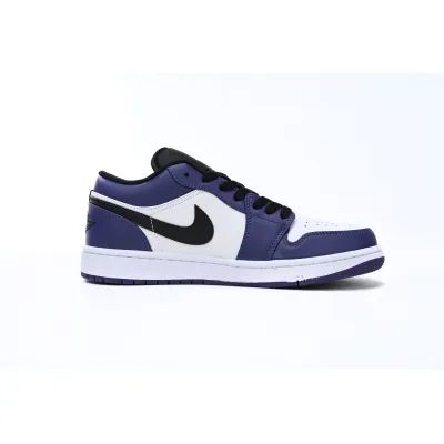 EM Sneakers Jordan 1 Low Court Purple White 02