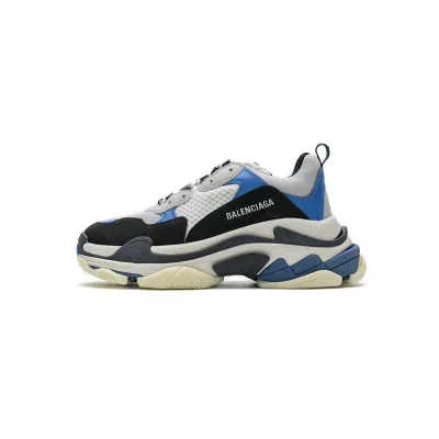 EM Sneakers Balenciaga Triple S Black Grey Blue 01