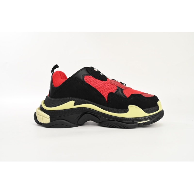 EM Sneakers Balenciaga Triple S Black Red Grey
