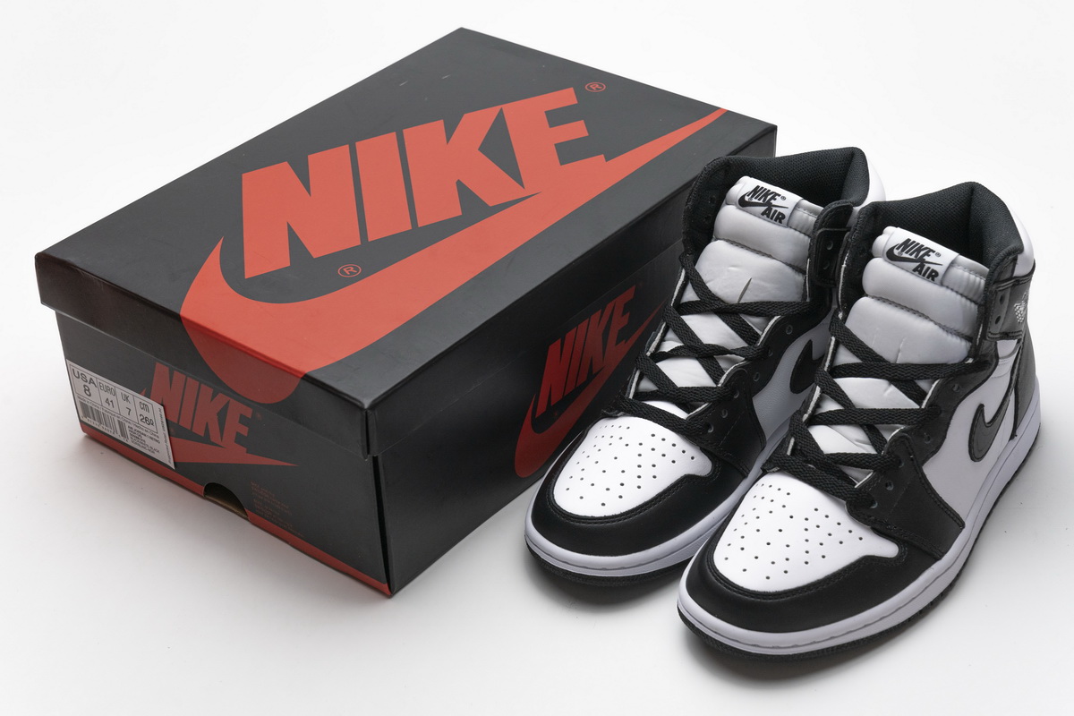 EM Sneakers Jordan 1 Retro High Black White