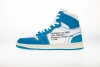 EM Sneakers Jordan 1 Retro High Off-White University Blue