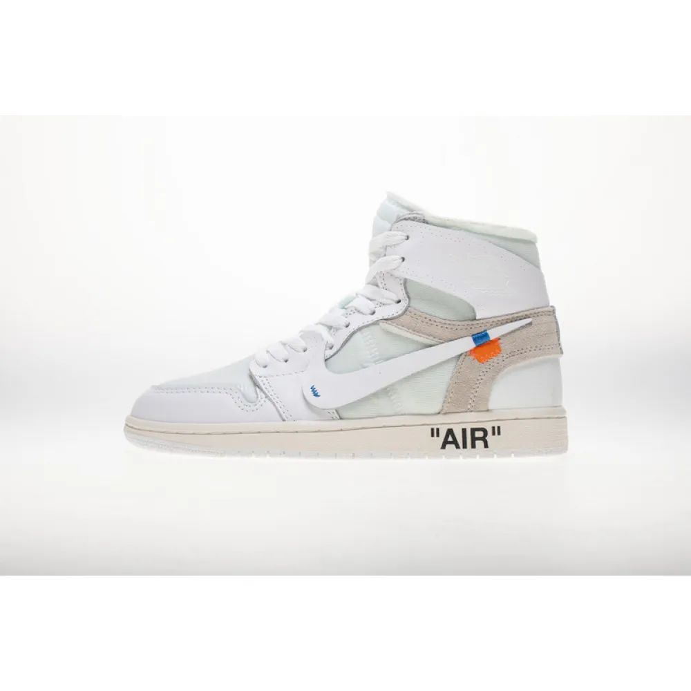 EM Sneakers Jordan 1 Retro High Off-White White