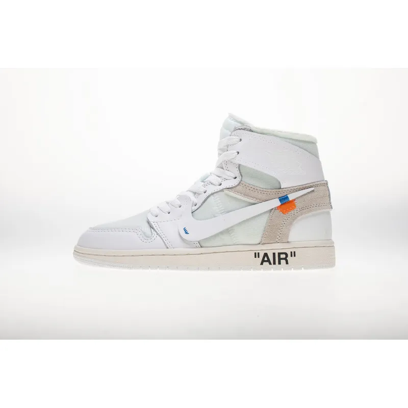 EM Sneakers Jordan 1 Retro High Off-White White