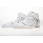 EM Sneakers Jordan 1 Retro High Off-White White