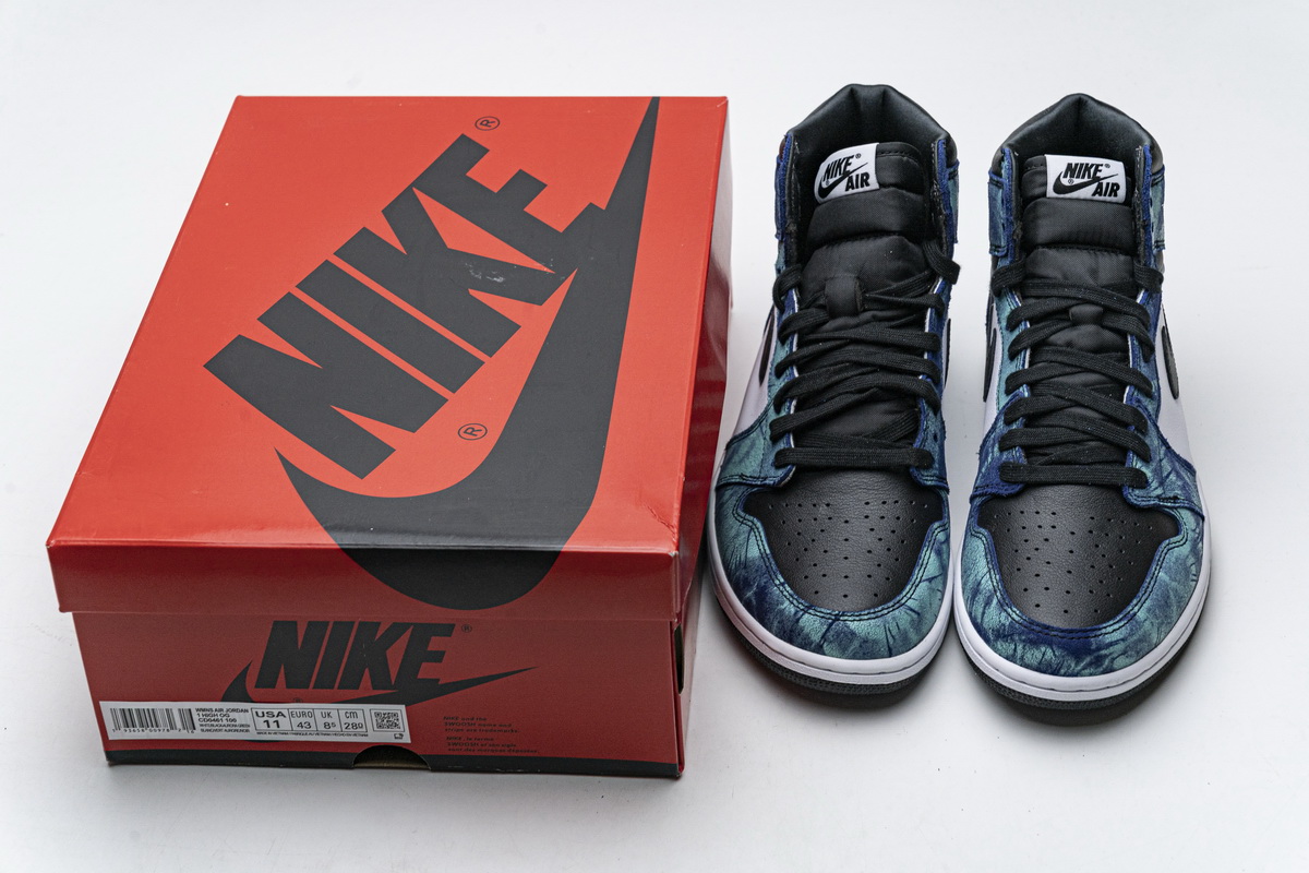 EM Sneakers Jordan 1 Retro High Tie Dye