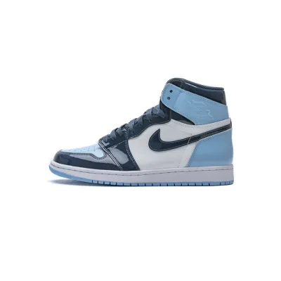 EM Sneakers Jordan 1 Retro High UNC Patent 01