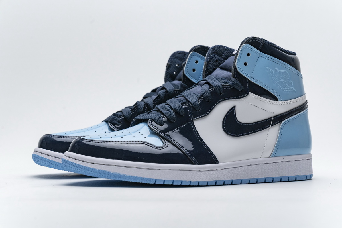 EM Sneakers Jordan 1 Retro High UNC Patent