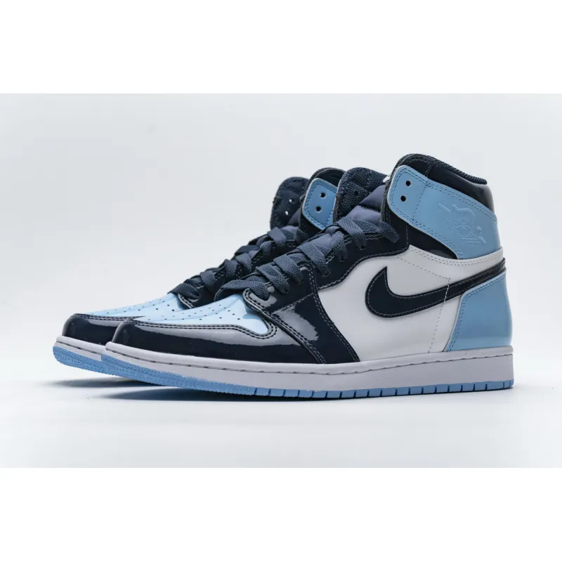 EM Sneakers Jordan 1 Retro High UNC Patent