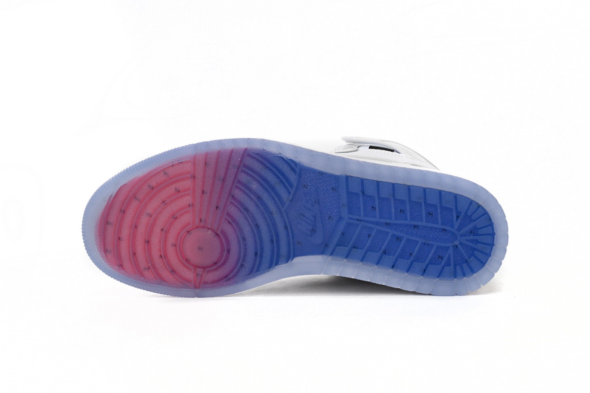 EM Sneakers Jordan 1 Retro High Zoom White Racer Blue