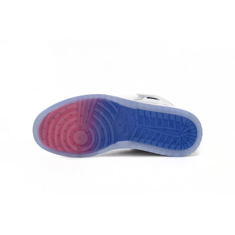 EM Sneakers Jordan 1 Retro High Zoom White Racer Blue