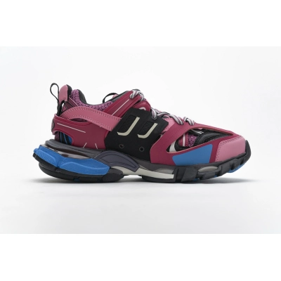 EM Sneakers Balenciaga Track Black Purplish Red(Without LED) 02