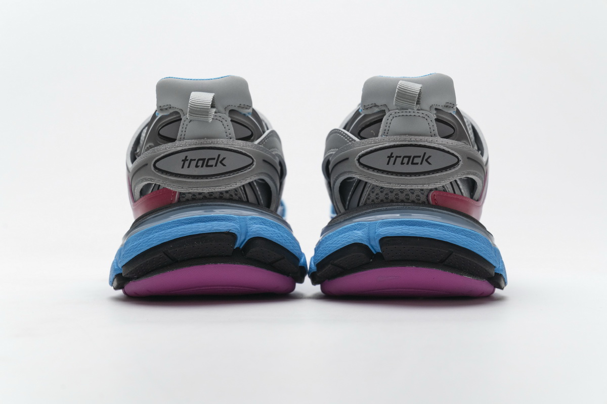 EM Sneakers Balenciaga Track Blue Pink Silver(Without LED)