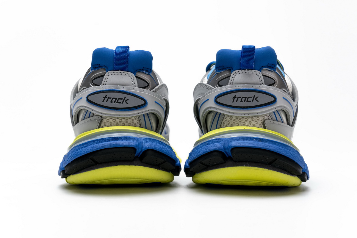 EM Sneakers Balenciaga Track Grey Blue Yellow(Without LED)
