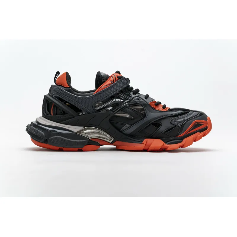 EM Sneakers Balenciaga Track 2 Sneaker Dark Grey Orange