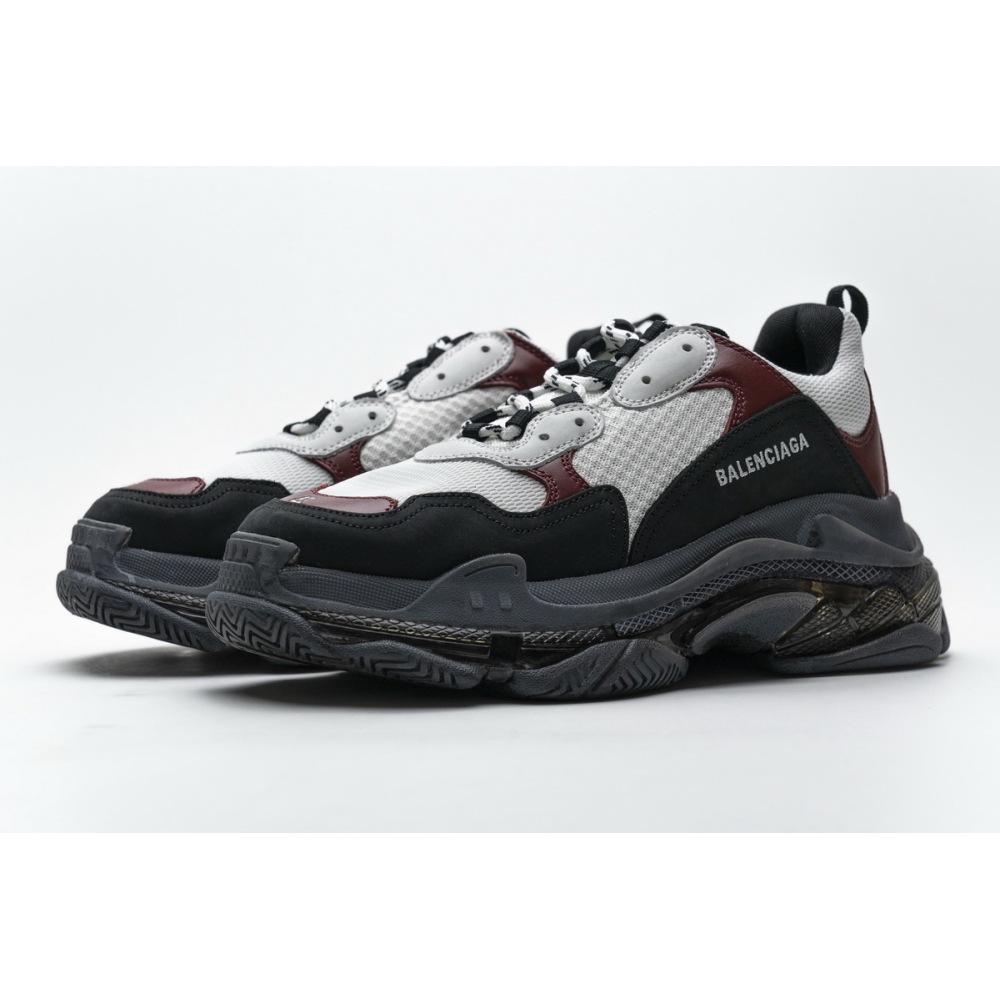 EM Sneakers Balenciaga Triple S Black Brown Red