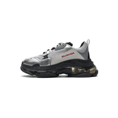 EM Sneakers Balenciaga Triple S Black Silver 01