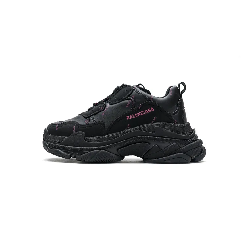 EM Sneakers Balenciaga Triple S Letter Black Pink