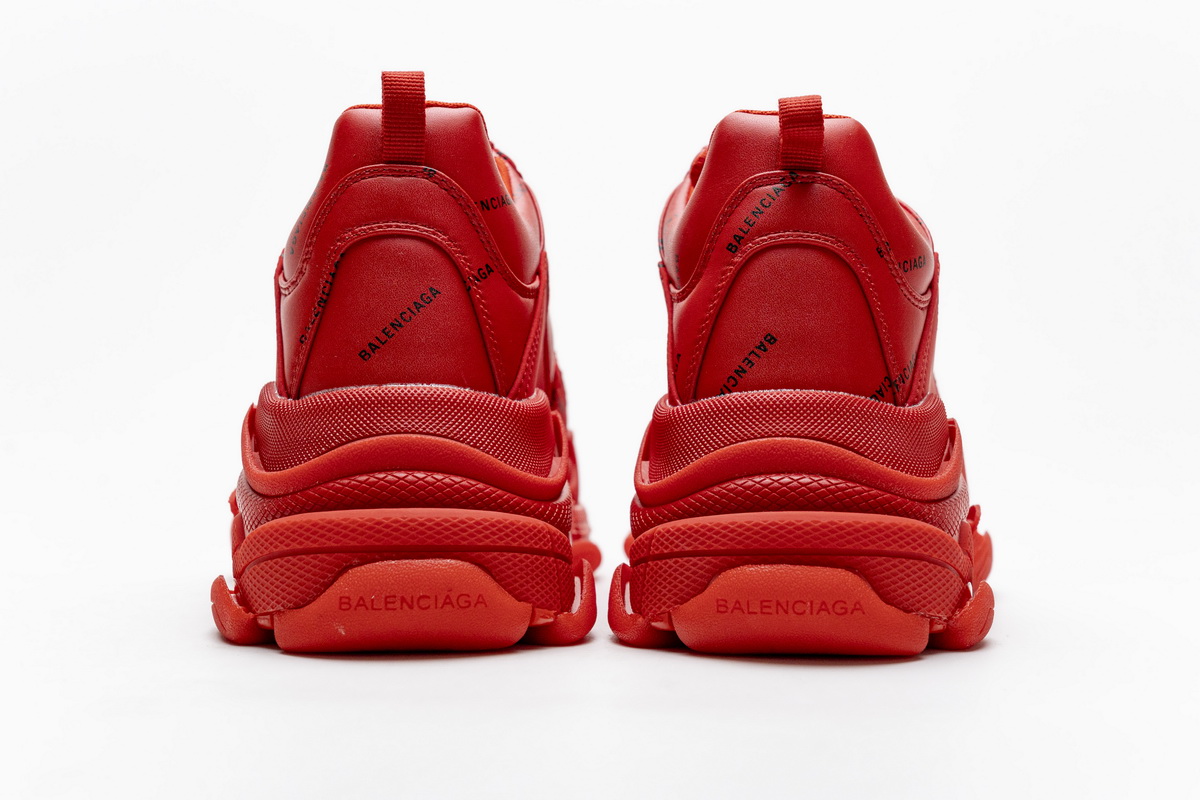 EM Sneakers Balenciaga Triple S Letter Bright Red