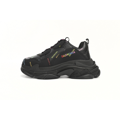 EM Sneakers Balenciaga Triple S Letter Colorful 01