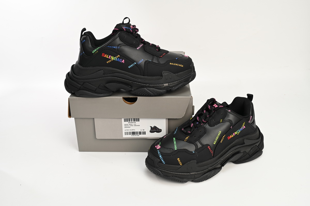EM Sneakers Balenciaga Triple S Letter Colorful