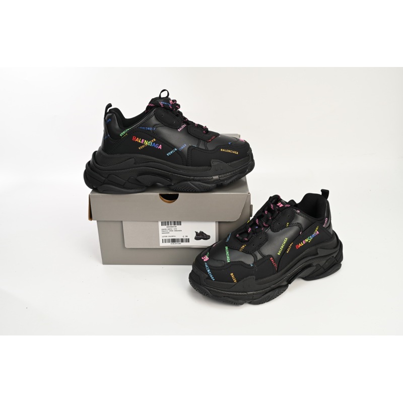EM Sneakers Balenciaga Triple S Letter Colorful