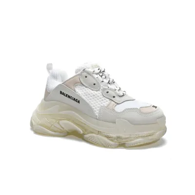 EM Sneakers Balenciaga Triple S White Clear Sole 02