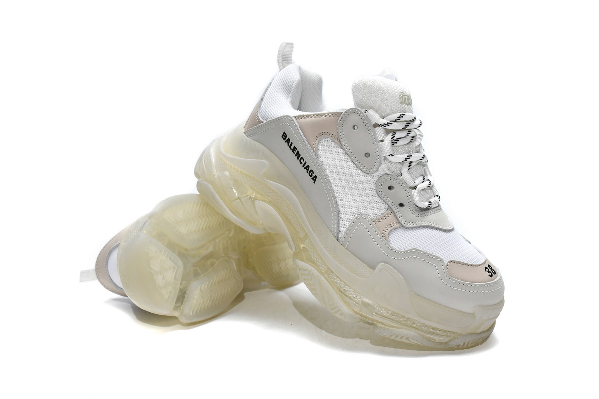 EM Sneakers Balenciaga Triple S White Clear Sole
