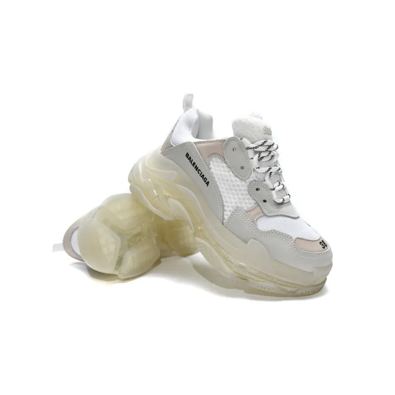 EM Sneakers Balenciaga Triple S White Clear Sole