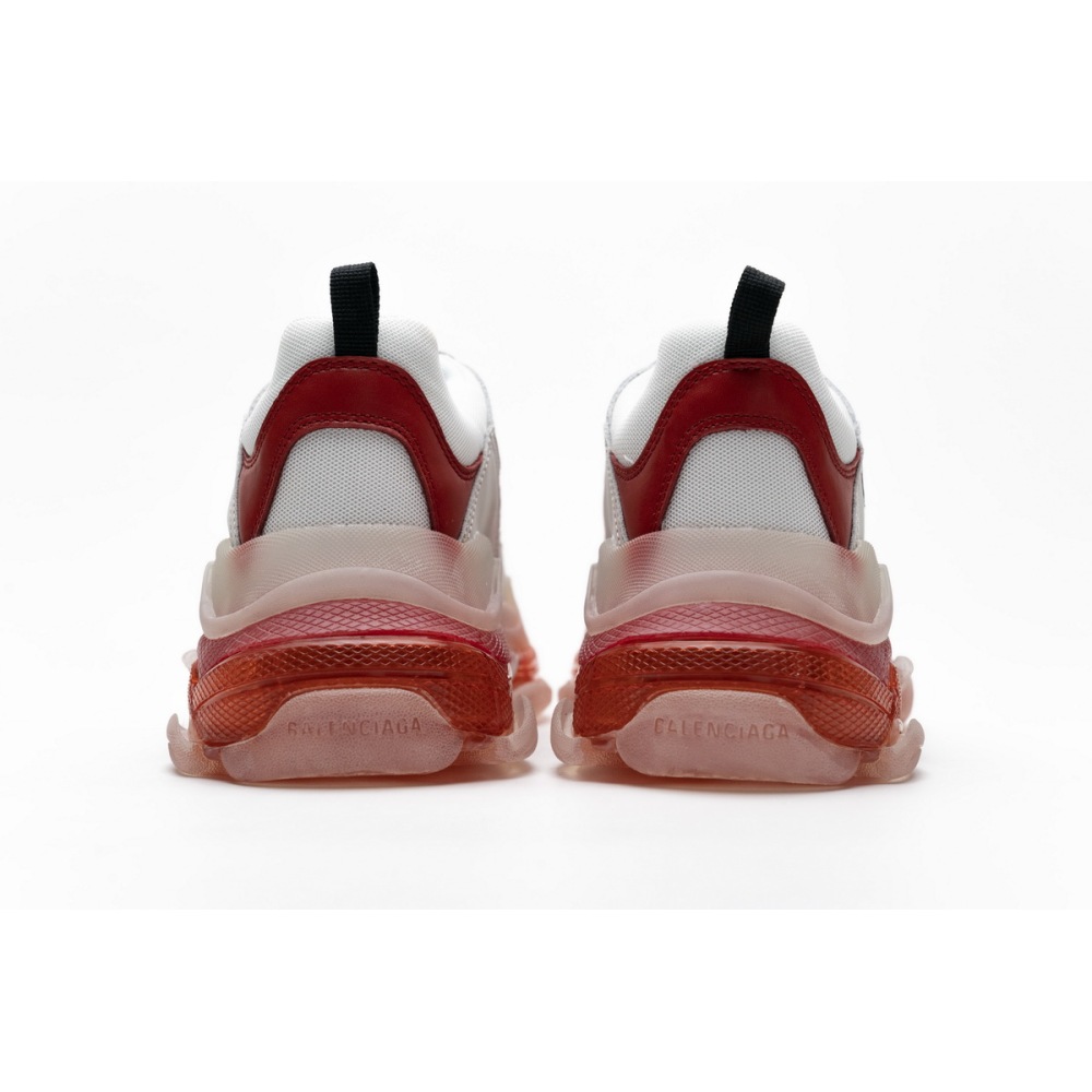 EM Sneakers Balenciaga Triple S White Red