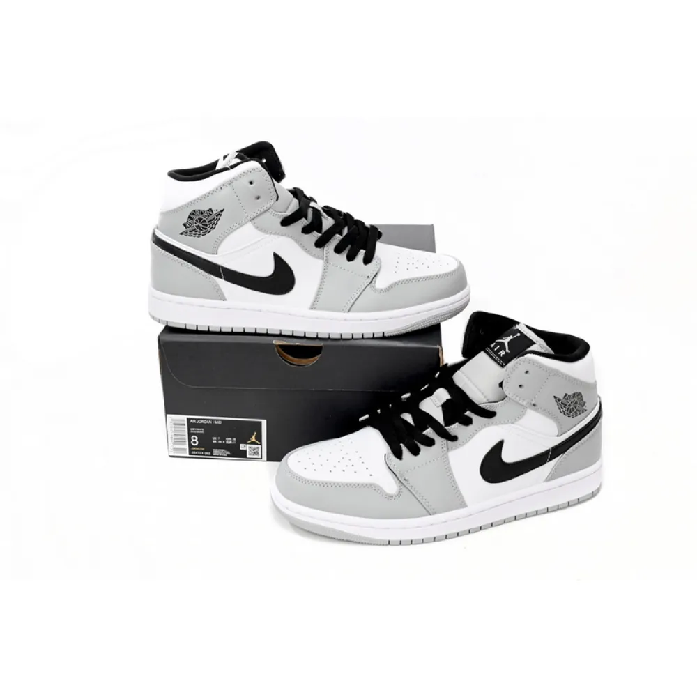 EM Sneakers Jordan 1 Mid Light Smoke Grey