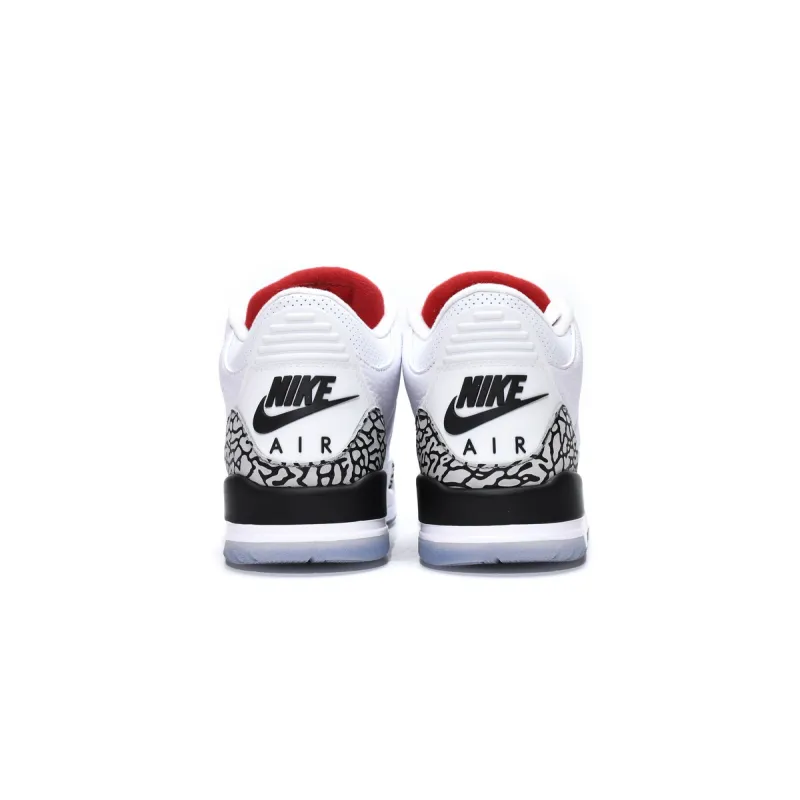 EM Sneakers Jordan 3 Retro Free Throw Line White Cement