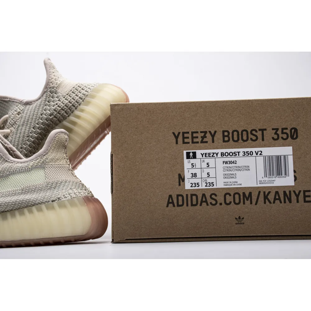 EM Sneakers Adidas Yeezy Boost 350 V2 Citrin (Non-Reflective)
