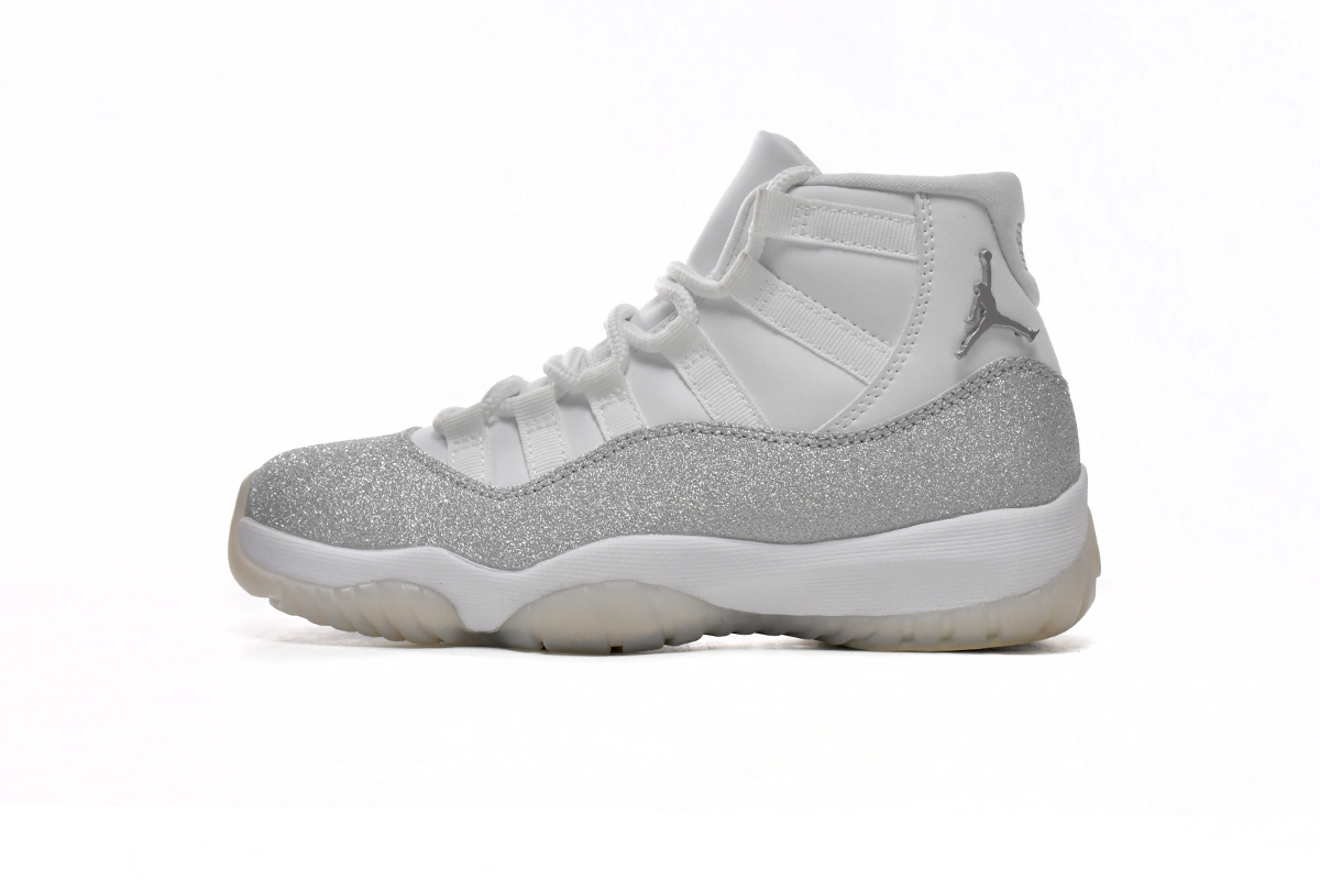 EM Sneakers Jordan 11 Retro White Metallic Silver