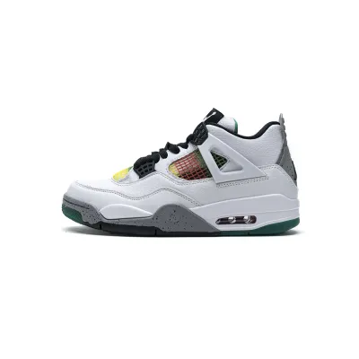 EM Sneakers Jordan 4 Retro Lucid Green Rasta 01