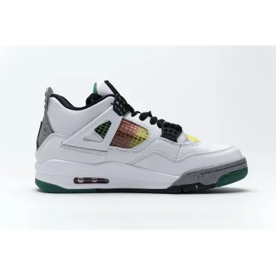 EM Sneakers Jordan 4 Retro Lucid Green Rasta 02