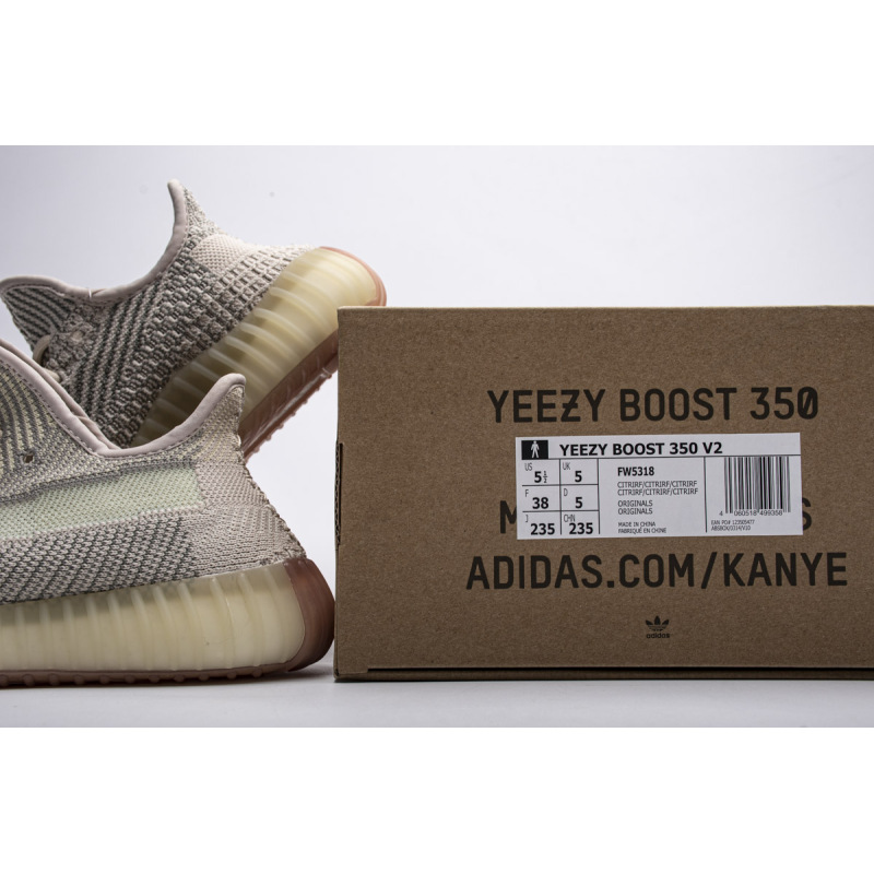 EM Sneakers Adidas Yeezy Boost 350 V2 Citrin (Reflective)