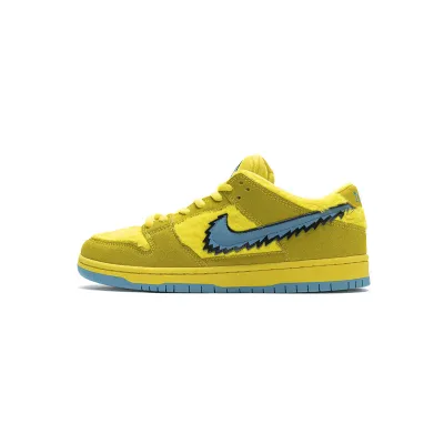 EM Sneakers Nike SB Dunk Low Grateful Dead Bears Opti Yellow 01