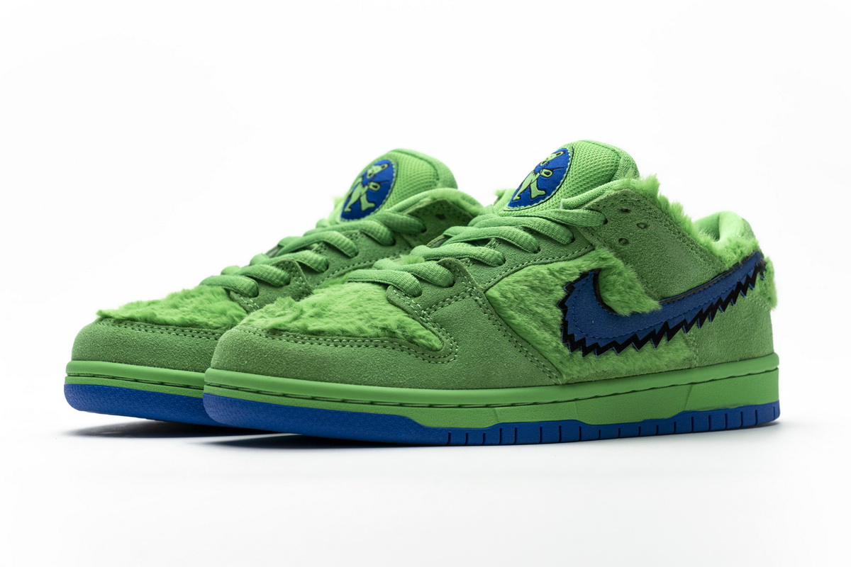 EM Sneakers Nike SB Dunk Low Grateful Dead Bears Green