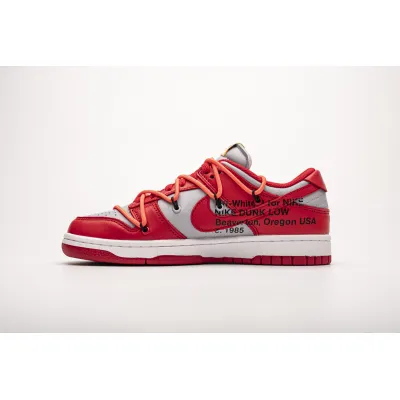 EM Sneakers Nike SB Dunk Low Off-White University Red 01