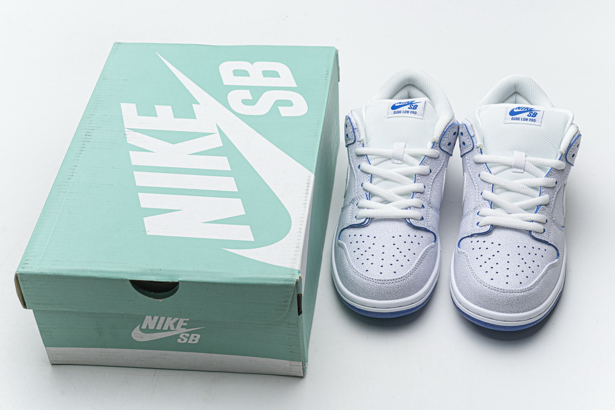 EM Sneakers Nike SB Dunk Low Premium White Game Royal