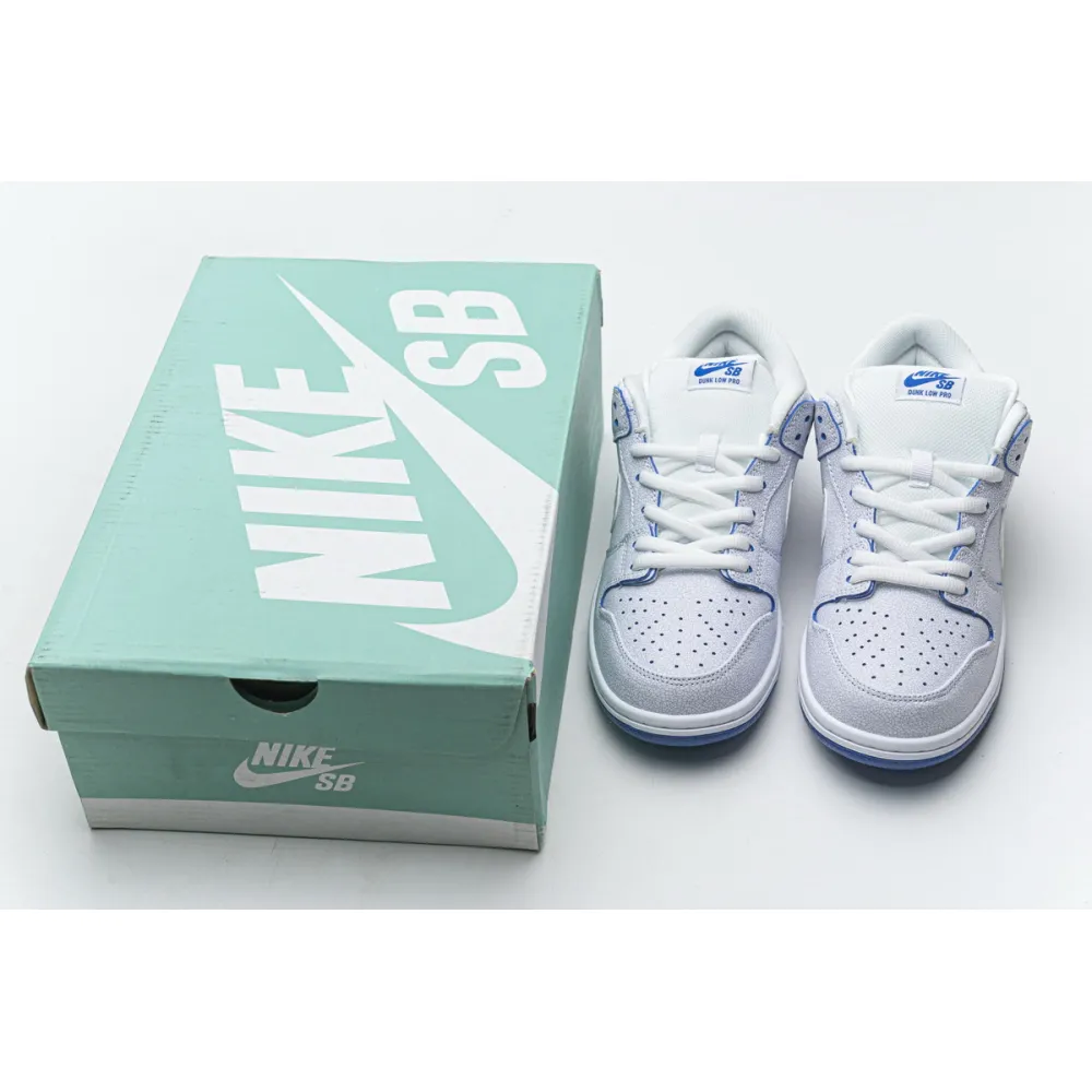 EM Sneakers Nike SB Dunk Low Premium White Game Royal