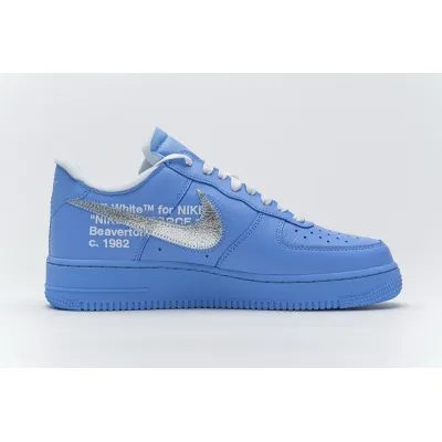 EM Sneakers Nike Air Force 1 Low Off-White MCA University Blue 02